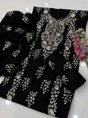 Elegant Gotta Embroidered Lawn 3PC