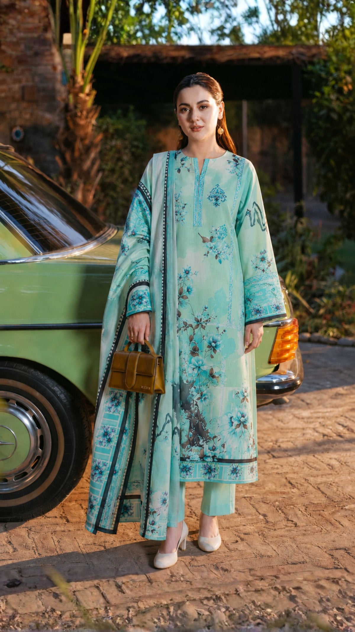 Bana Dora Premium Linen – 3PC Suit BD-L-5004