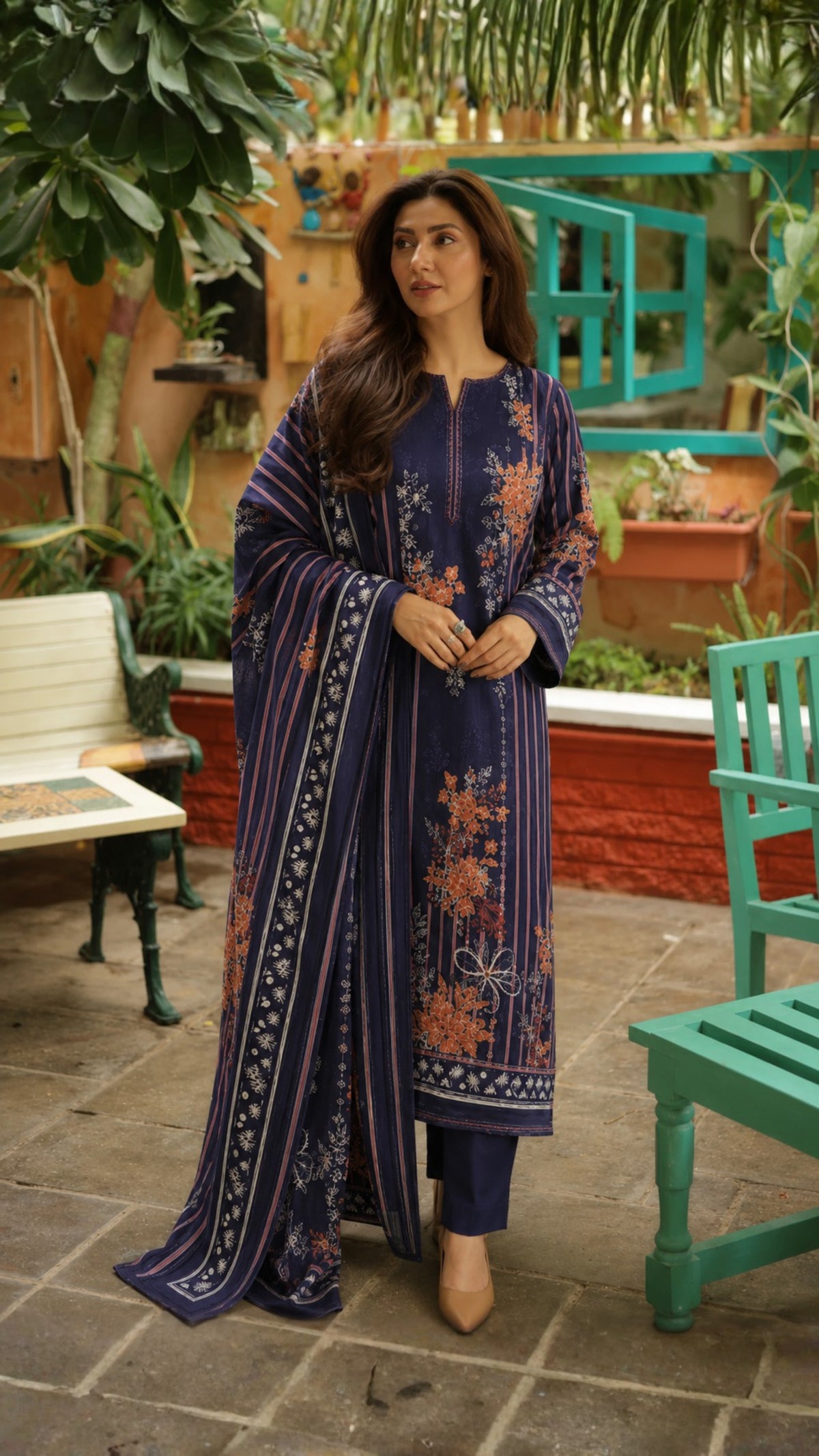 Bana Dora Premium Linen – 3PC Suit BD-L-5008