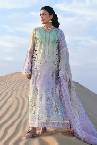 3PC Unstitched Festive Embroidered Suit