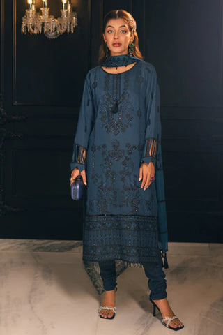 3PC Unstitched Festive Embroidered Suit
