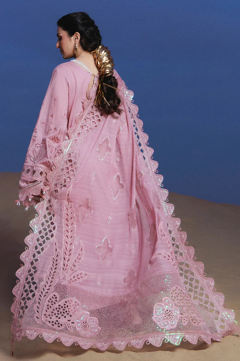 3PC Unstitched Festive Embroidered Suit