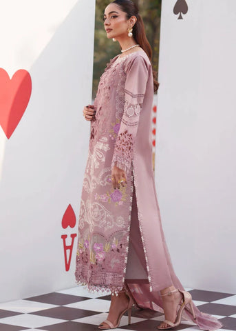 3PC Unstitched Festive Embroidered Suit