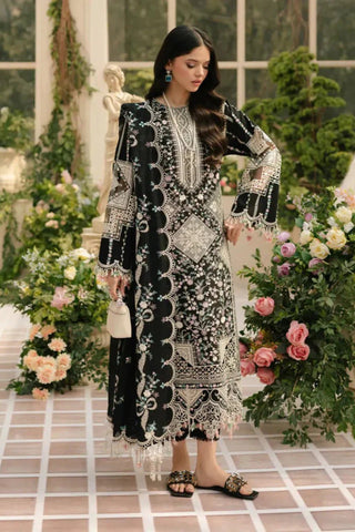 3PC Unstitched Festive Embroidered Suit
