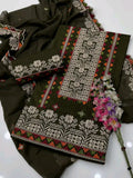 Graceful Embroidered Lawn 3PC