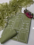 Graceful Embroidered Lawn 3PC