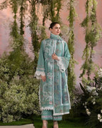 Premium Fancy Embroidery Lawn 3pc