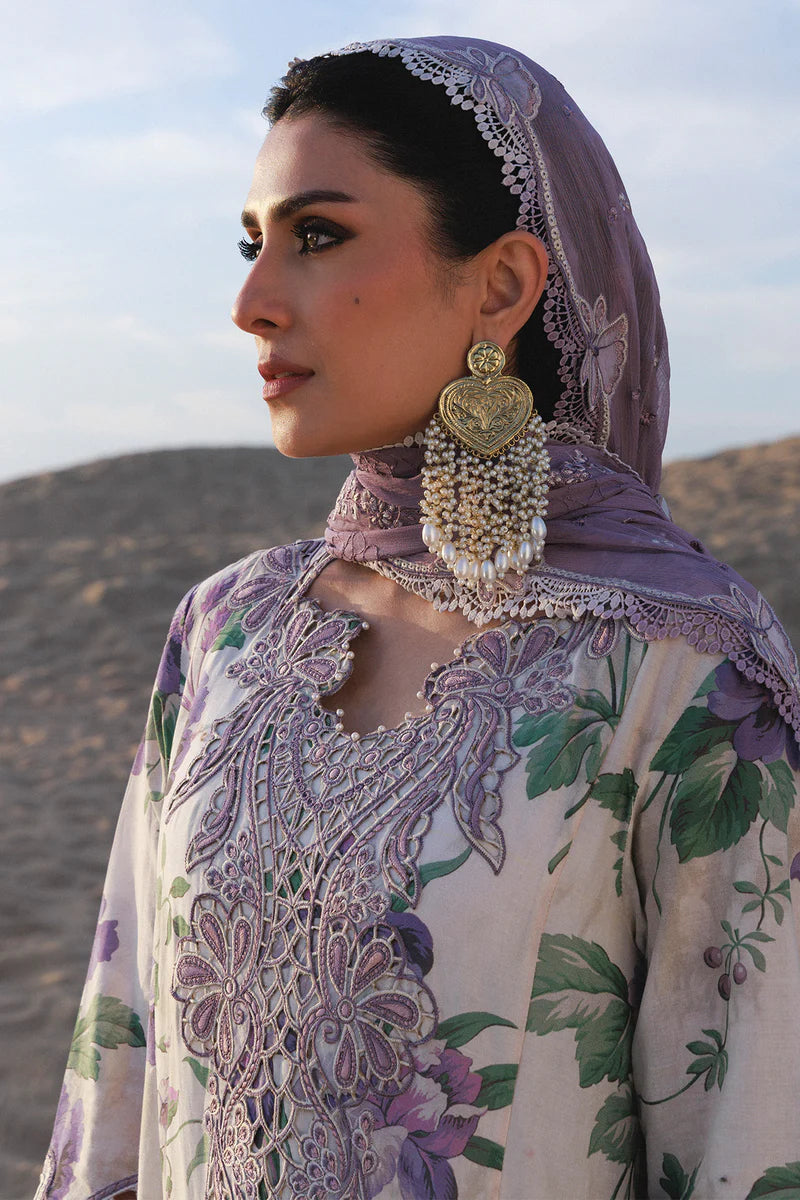 3PC Unstitched Festive Embroidered Suit