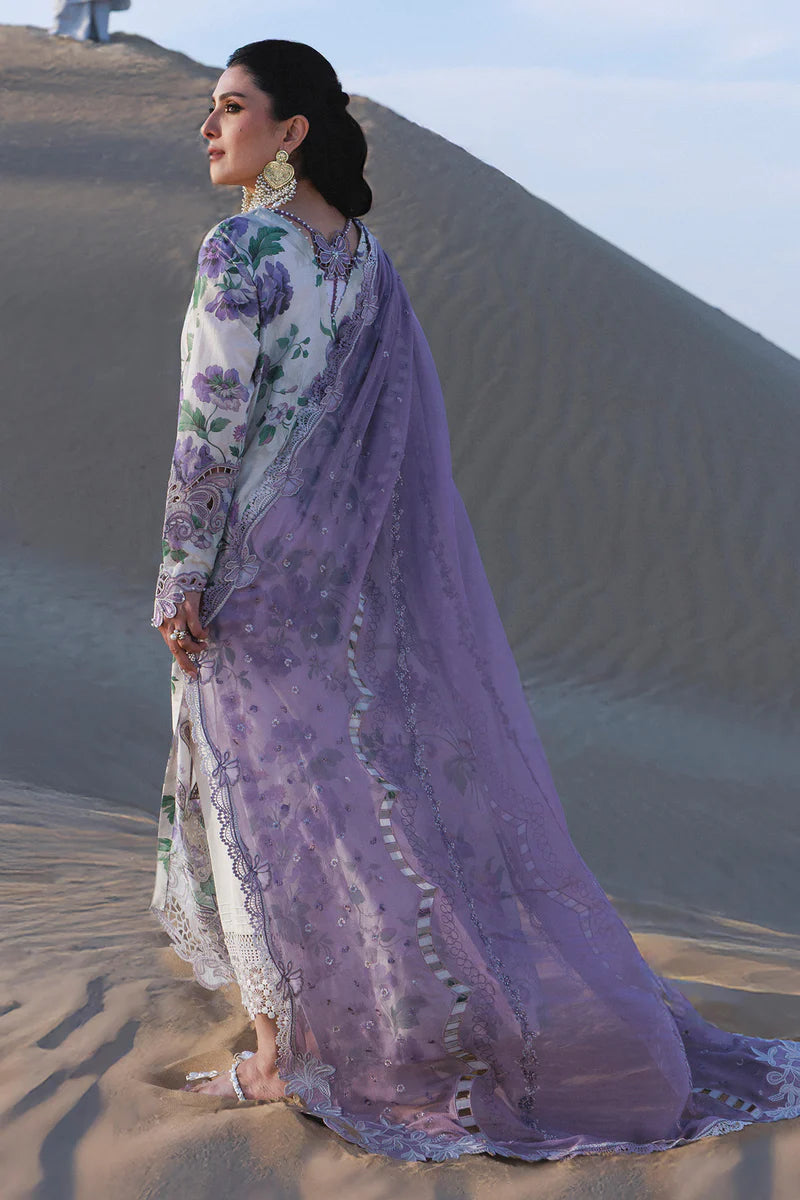 3PC Unstitched Festive Embroidered Suit