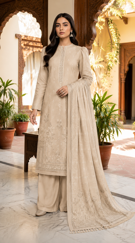 Bana Dora Premium Lawn – Embroidered 3PC Suit BD-5003
