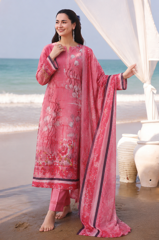 Bana Dora Premium Linen – 3PC Suit BD-L-5002