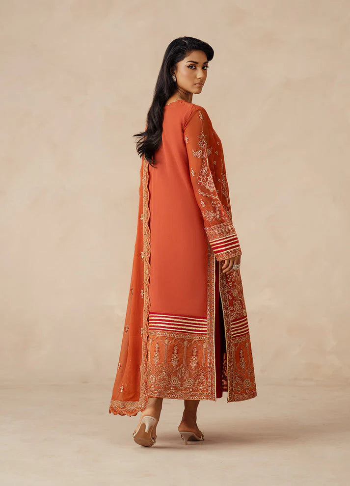 3PC Unstitched Festive Embroidered Suit