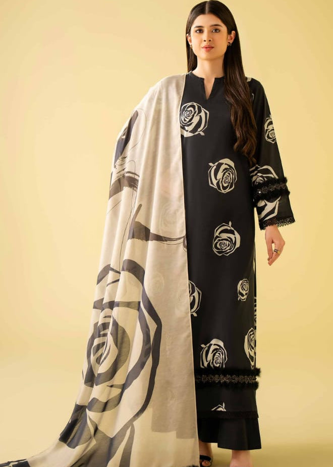 Premium Floral Printed Lawn 3PC