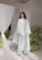 Premium Fancy Embroidery Lawn 3pc