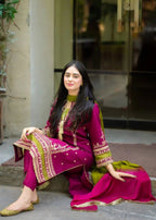 Premium Fancy Embroidery Lawn 3pc