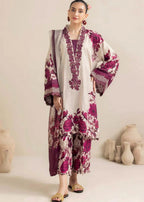 Premium Fancy Embroidery Lawn 3pc