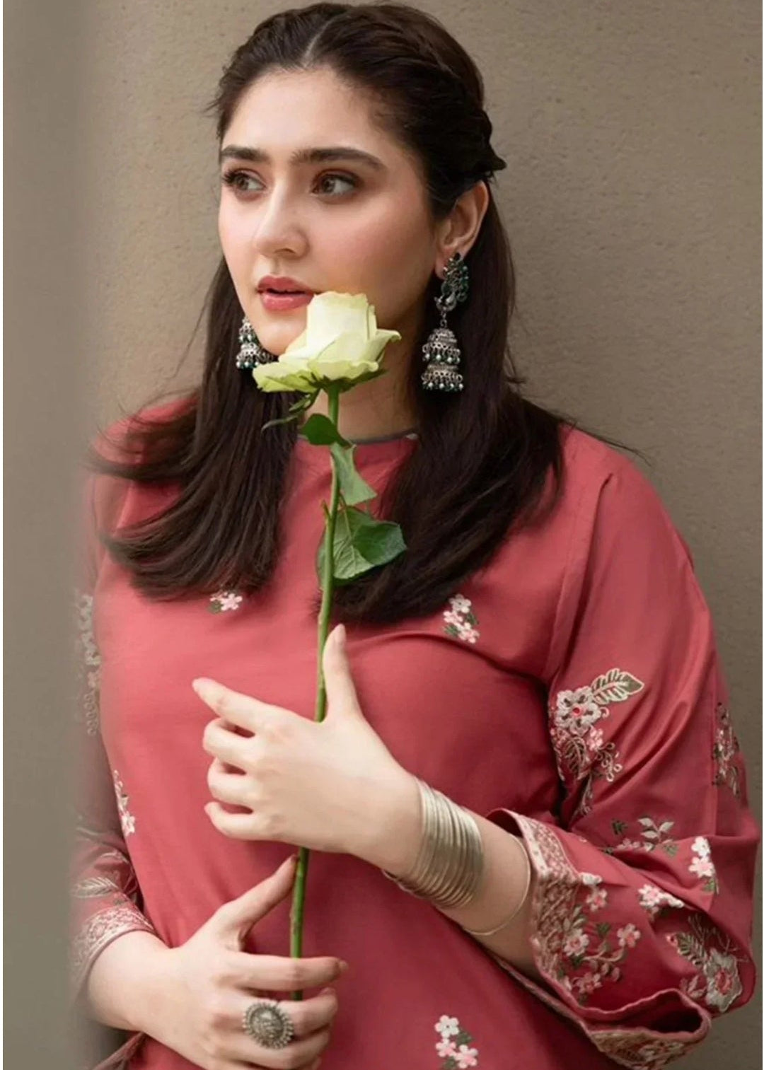 Premium Fancy Embroidery Lawn 3pc