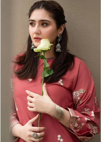 Premium Fancy Embroidery Lawn 3pc