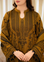 Premium Fancy Embroidery Lawn 3pc