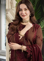 Premium Fancy Embroidery Lawn 3pc