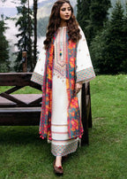 Premium Fancy Embroidery Lawn 3pc