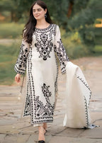 Premium Fancy Embroidery Lawn 3pc