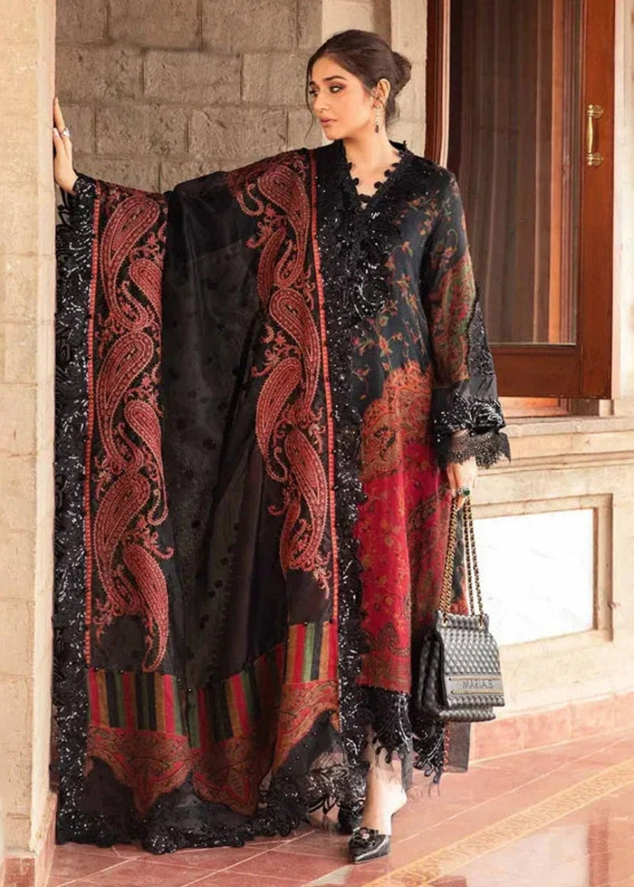 Premium Fancy Embroidery Lawn 3pc