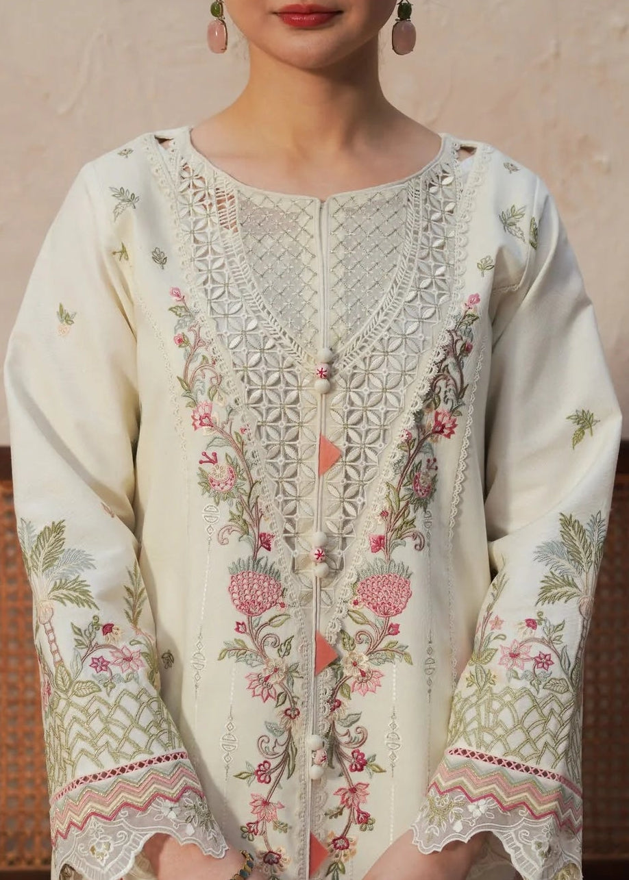 Premium Fancy Embroidery Lawn 3pc