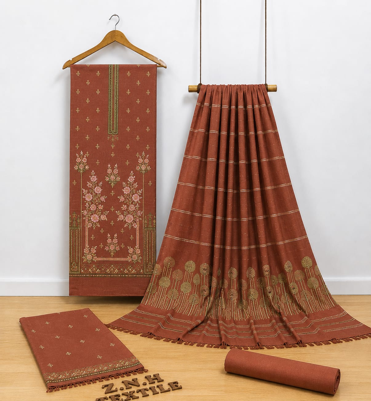 Bana Dora Premium Lawn – Embroidered 3PC Suit BD-5001