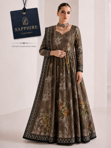 Bana Dora Premium Lawn – Sapphire 3PC Suit SL-5009