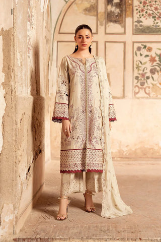 3PC Unstitched Festive Embroidered Suit