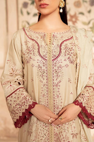 3PC Unstitched Festive Embroidered Suit