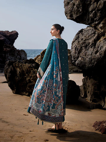 3PC Unstitched Festive Embroidered Suit